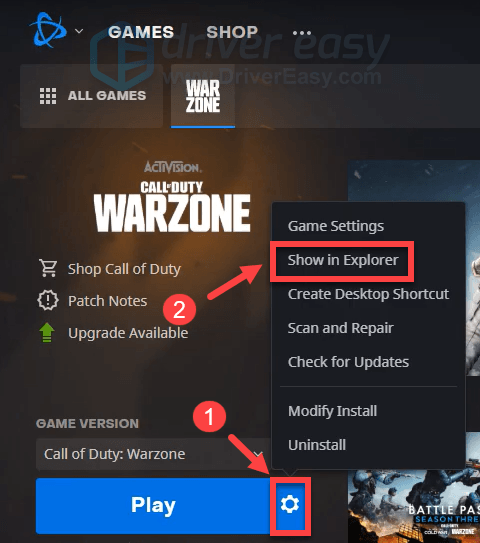 Call of Duty: Warzone deaktiviert Vollbildoptimierungen
