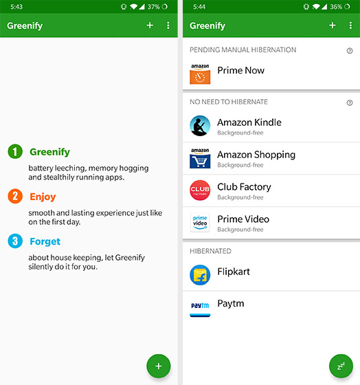 Greenify - App Killers for Android