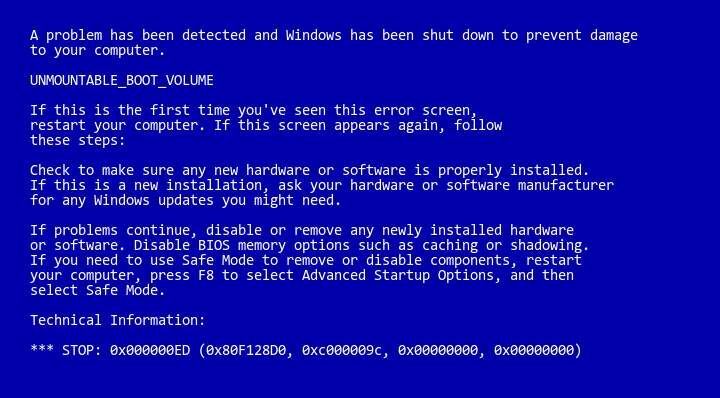 Comment réparer l'écran bleu de la mort dans Windows 7
