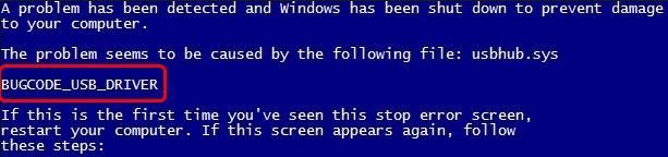 (Résolu) Écran bleu BUGCODE_USB_DRIVER sur Windows 10