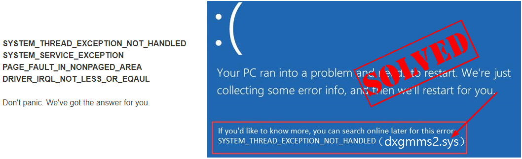 (RÉSOLU) Erreur d'écran bleu dxgmms2.sys sous Windows 10