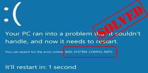 (RISOLTO) Errore schermata blu con informazioni di configurazione del sistema errate | Velocemente e facilmente!