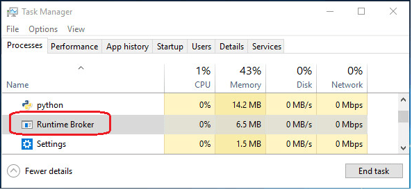 Çalışma Zamanı Aracısı Nedir ve Windows 10'da Yüksek CPU Hatasını Düzeltme (Çözüldü)
