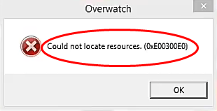 (Lahendatud) Overwatch ei leidnud ressursse