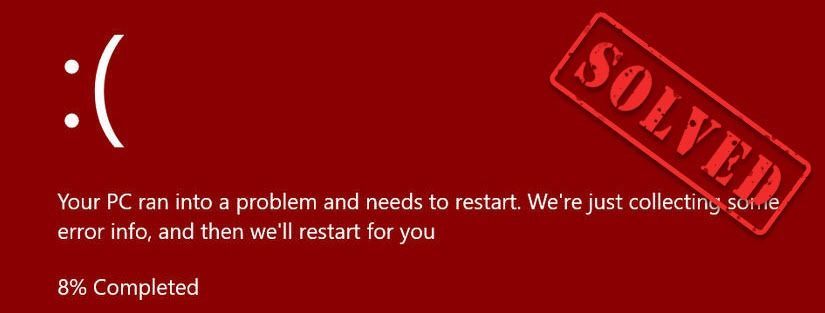 (Labots) Windows 10 sarkanā ekrāna problēma 2020. gada ceļvedis