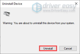 uninstall driver melalui Device Manager