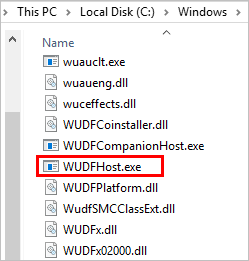 (CORREGIDO) Uso elevado de CPU por WUDFHost.exe en Windows 10