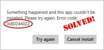 0x80244022 Error d'actualització de Windows (SOLUCIONAT)