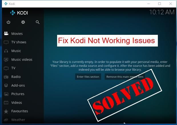 Problemas de Kodi que no funcionan (RESUELTO)
