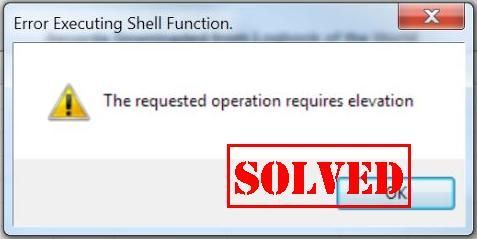 Correction de l'erreur «L'opération demandée nécessite une élévation» sous Windows (résolu)