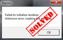 Pokretanje renderera nije uspjelo (popravci 2019)