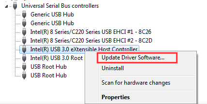 Descarregueu els controladors Intel USB 3.0 per a Windows 10