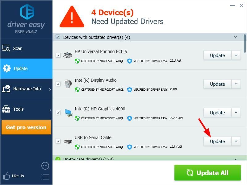 gigaware usb to serial driver download