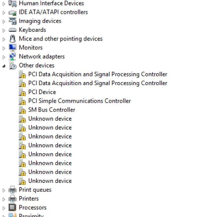 Изтегляне на драйвери за PCI устройства за Windows 10, 8, 7