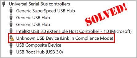 Uyumluluk Modunda Bilinmeyen USB Aygıt Bağlantısı (SOLVED)