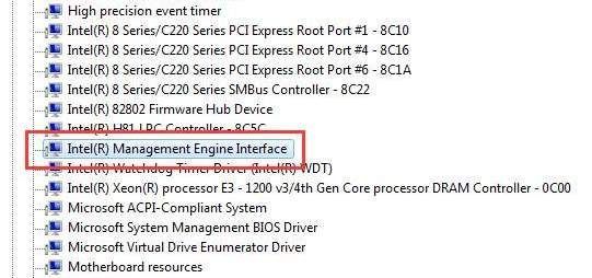 Descarregar i instal·lar el controlador Intel Management Engine per a Windows 10, 8.1, 7