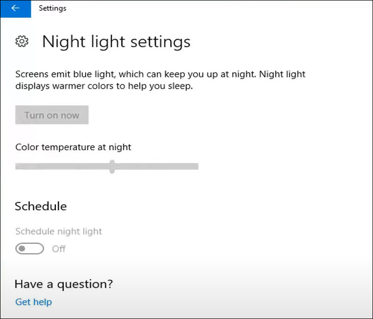 [RESOLVIDO] A luz noturna não funciona no Windows 10/11