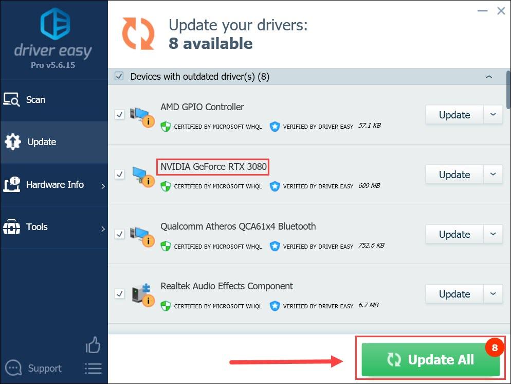 I-update ang mga graphics driver gamit ang Driver Easy