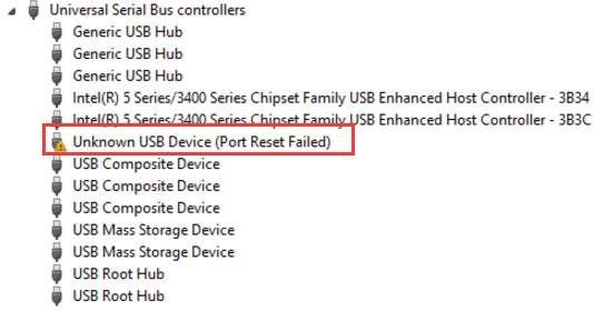 Tuntemattoman USB-laitteen (portin palautus epäonnistui) -ongelman korjaaminen Windows 10:lle