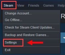 poista Steamin laitteistokoodaus käytöstä