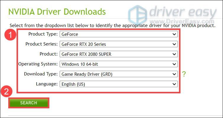 डाउनलोड करें और अपडेट करें RTX 2080 सुपर ड्राइवर - विंडोज 10