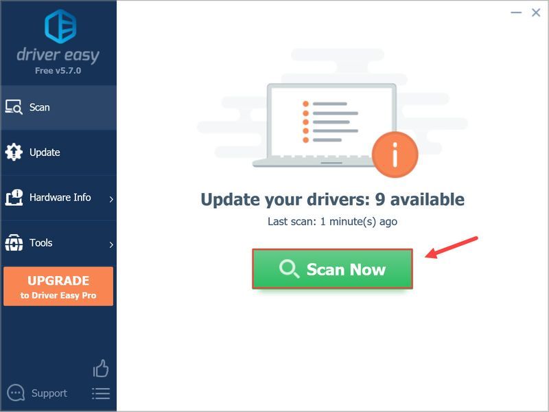 Driver Easy Free Scan maintenant