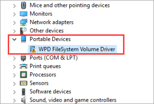 [RESOLVIDO] Como corrigir problemas de driver de volume WPD FileSystem