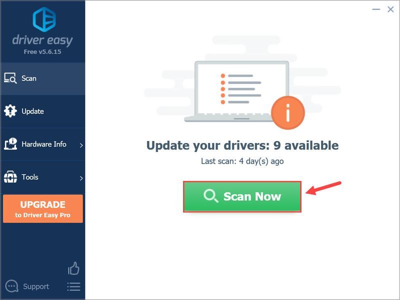 Driver Easy Scan nu