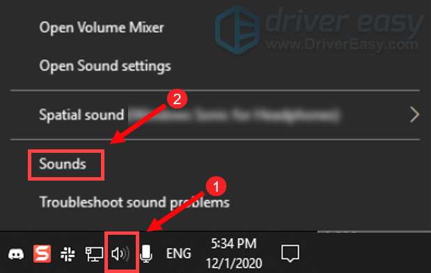 definir o dispositivo de áudio como padrão Discord pode