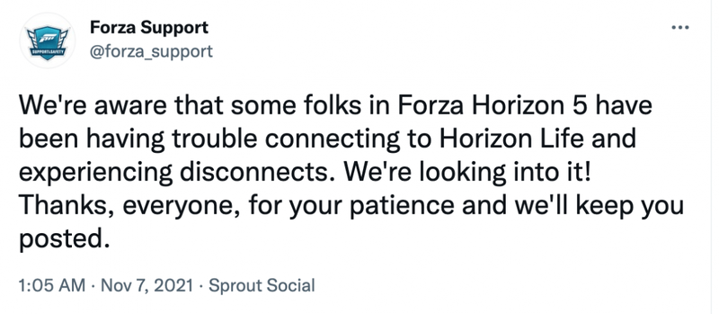Как да коригирате проблеми със сървърната връзка Forza Horizon 5
