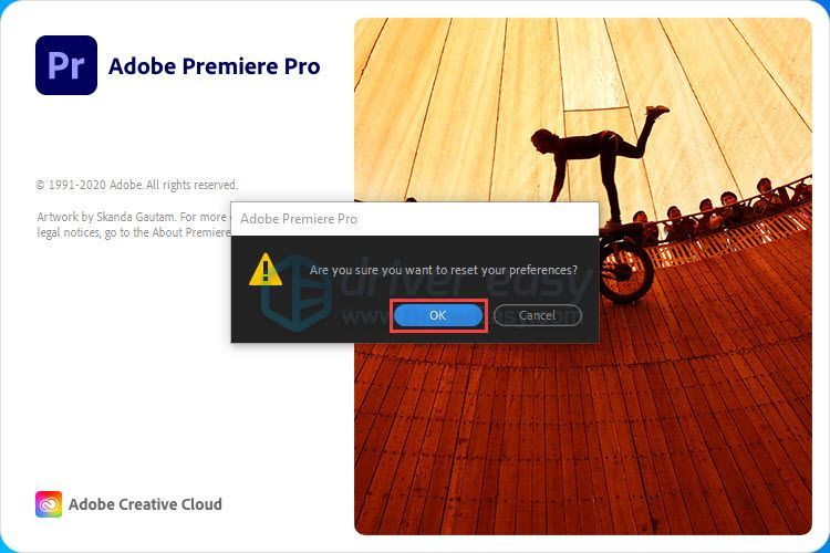Állítsa vissza beállításait a Premiere Pro alkalmazásban