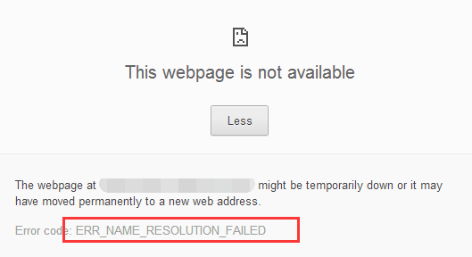 ERR_NAME_RESOLUTION_FAILED in Chrome Windows 10 (gelöst)