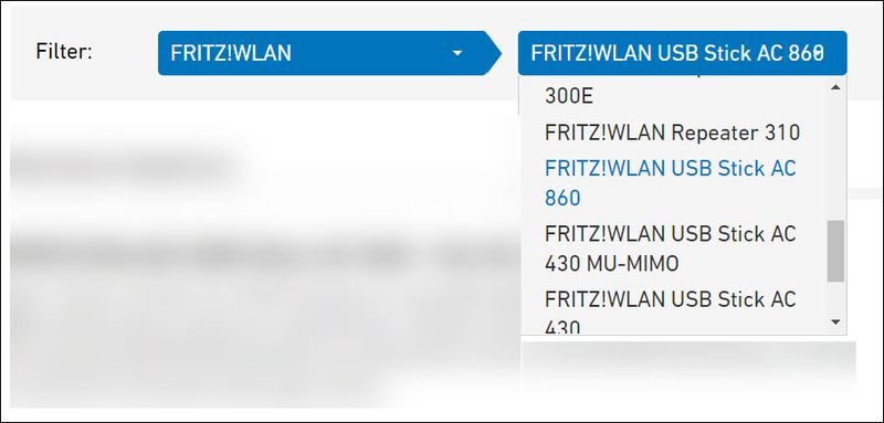 Gonilnik FRITZ!WLAN Stick | Prenesite za Windows