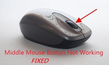 Srednji gumb miške ne deluje (fiksno) - najboljše rešitve