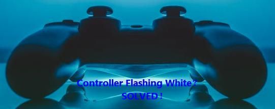 PS4 контролер мига в бяло (решен)