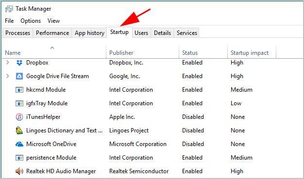 Cum să dezactivați programele de pornire în Windows 10 - ușor și rapid