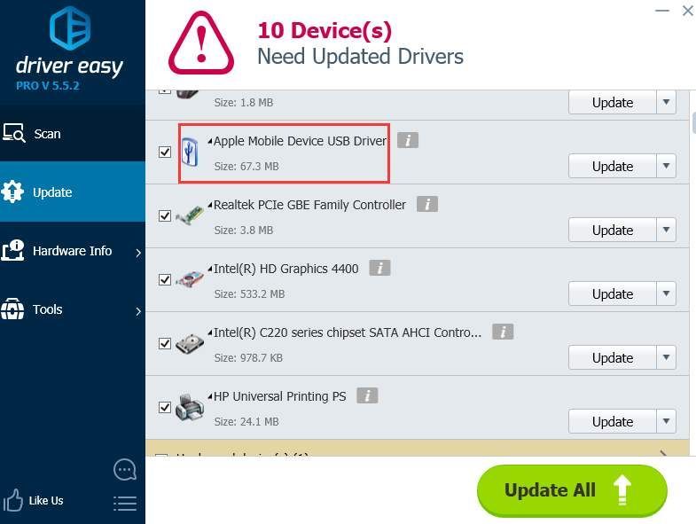 Mobile usb drivers. Apple mobile device USB Driver.