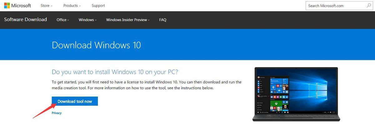 Comment graver Windows 10 ISO sur USB